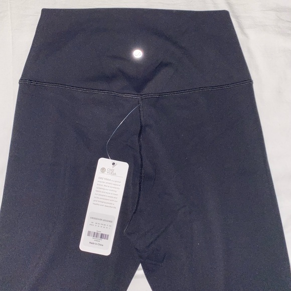 CRZ YOGA Womens Butterluxe Cross Waist Workout Leggings - Picture 3 of 4